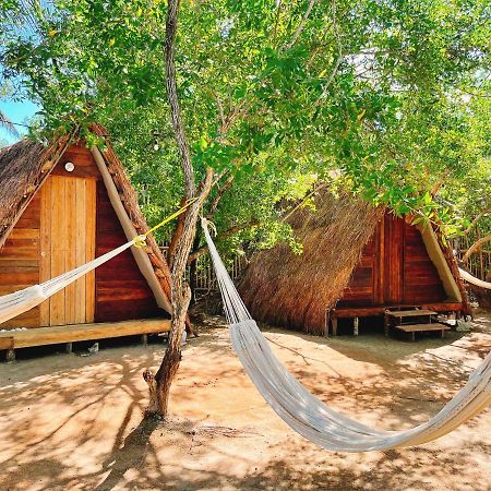 La Aldea Holbox Cabanas Y Camping Bagian luar foto