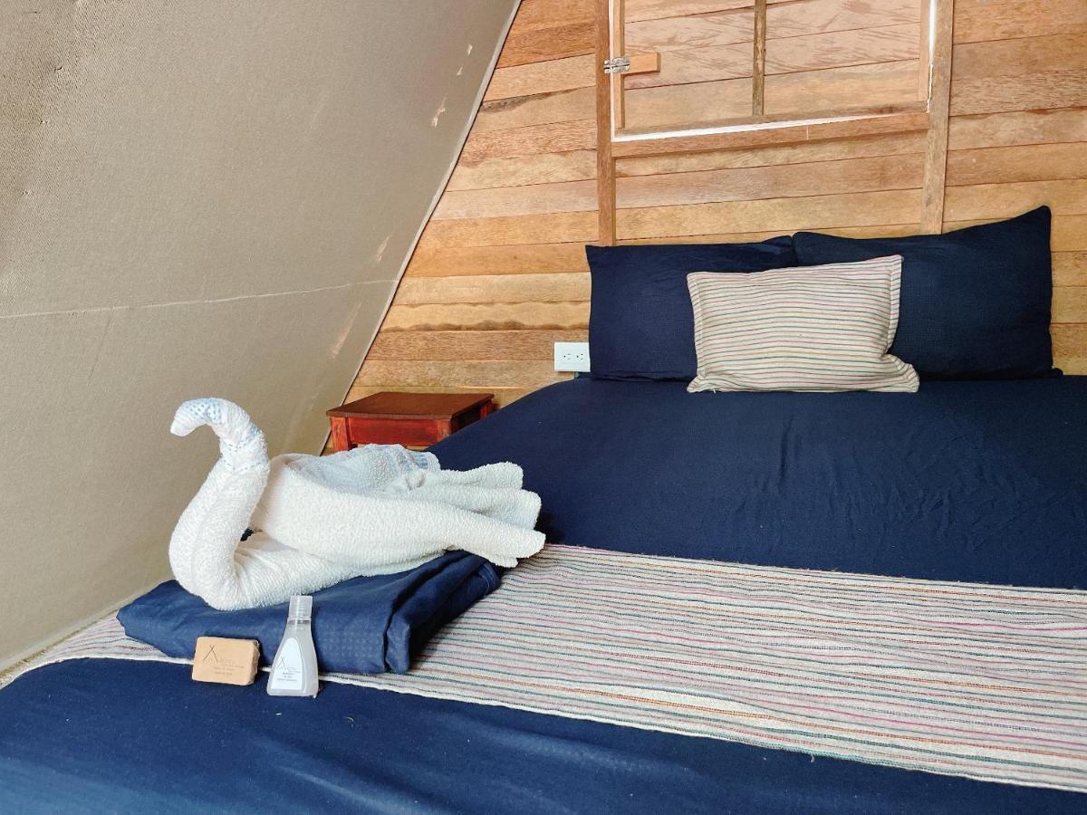 La Aldea Holbox Cabanas Y Camping Bagian luar foto