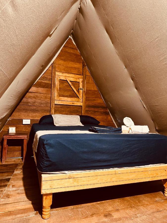 La Aldea Holbox Cabanas Y Camping Bagian luar foto