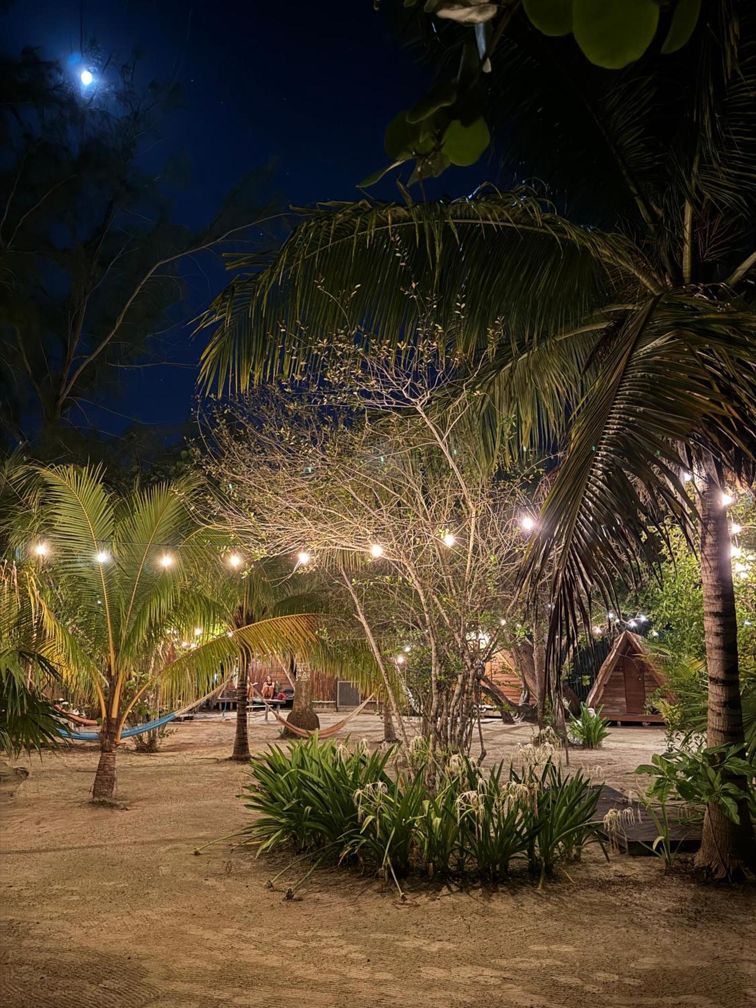 La Aldea Holbox Cabanas Y Camping Bagian luar foto